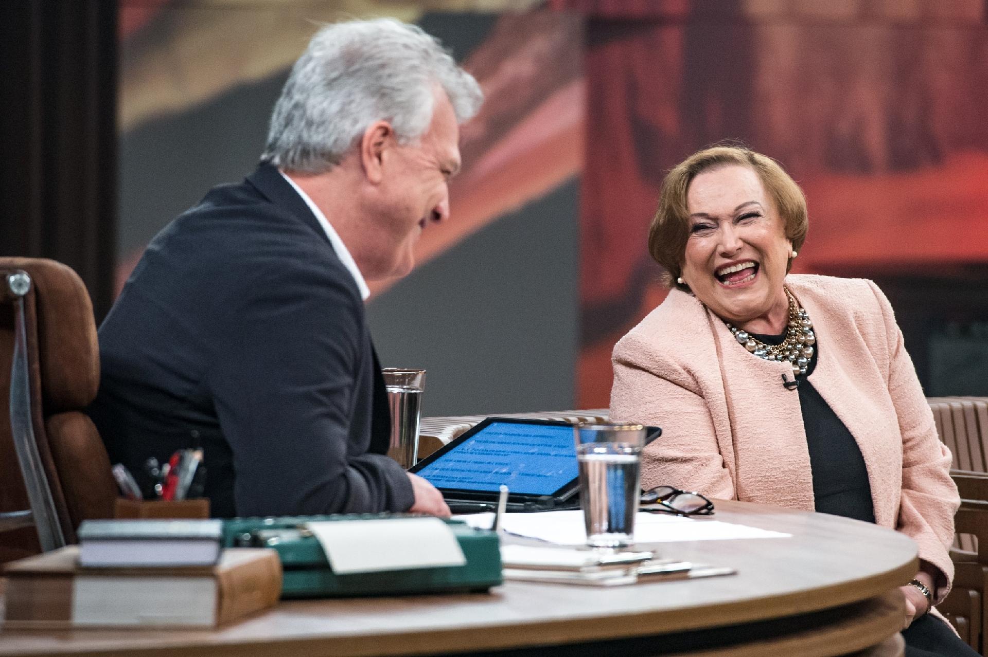 Nicette Bruno no "Conversa com Bial" - Fábio Rocha/Globo