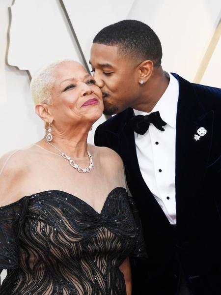 Michael B. Jordan levou a mãe para o Oscar 2019 - Reprodução/Twitter