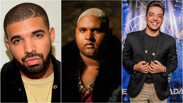 Kevin O Chris é o novo Catra: de Drake a Safadão, todos querem - Montagem de fotos de divulgação - Montagem de fotos de divulgação