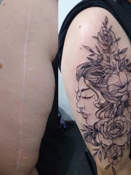 Fabiana Rosetti faz tatuagem de graça em vítimas de violência doméstica - Arquivo Pessoal