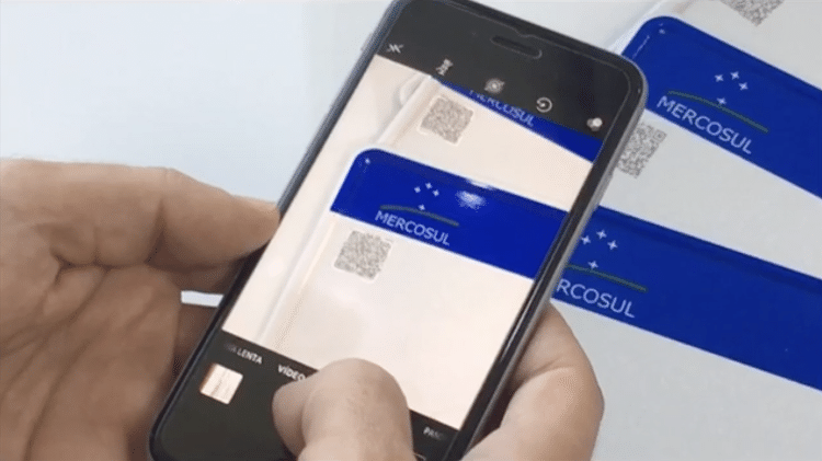 placa mercosul clonagem falsificação QR Code - Reprodução - Reprodução