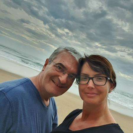 Alessandra Scatena com o marido, Rogério Gherbali - Reprodução/Instagram
