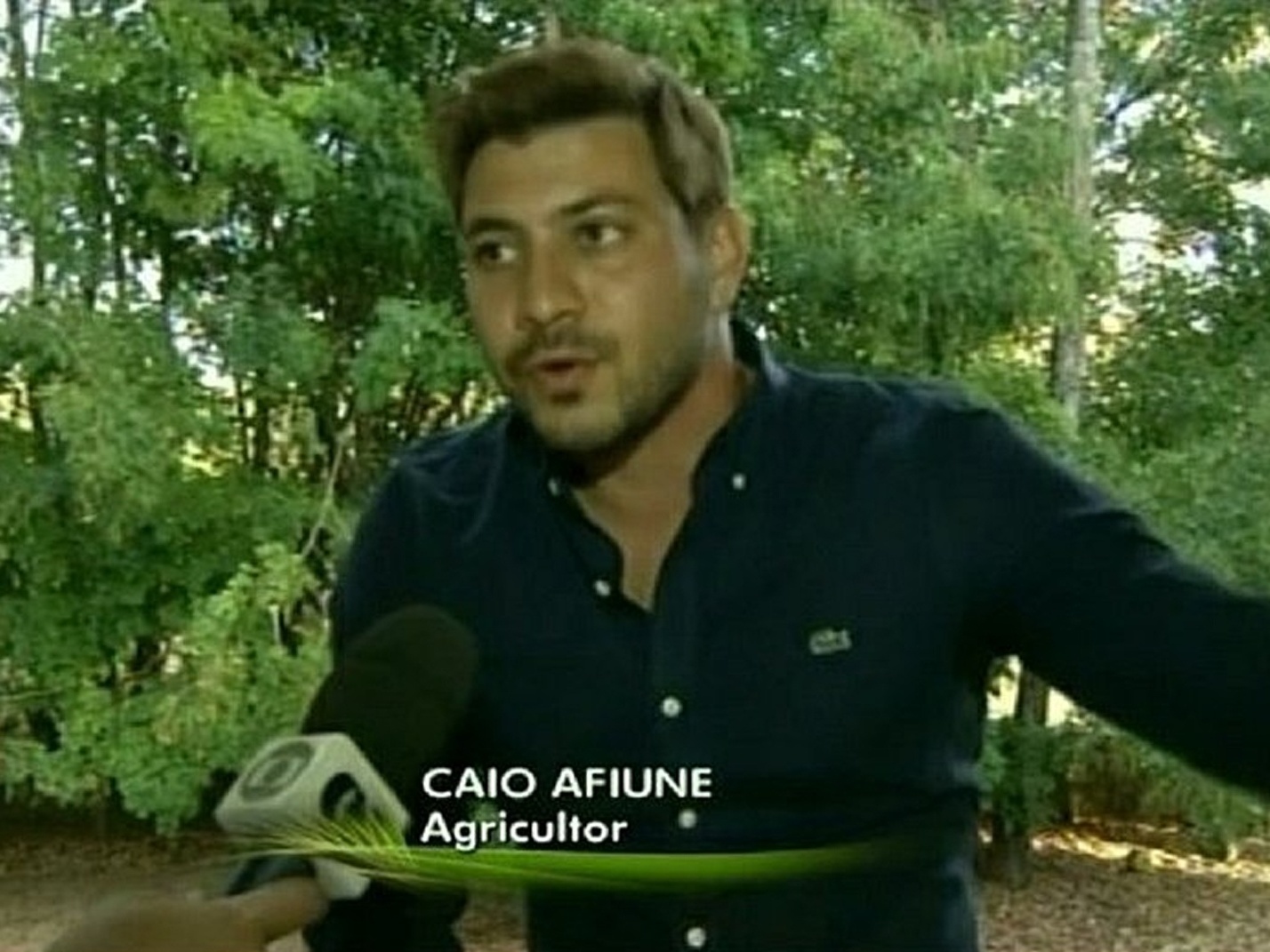 Fãs resgatam matéria com Caio machucado relatando assalto no 'Globo Rural'