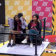 BBB 21: Pocah e Camilla de Lucas durante a prova do líder - Reprodução/Globoplay