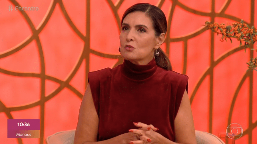 Fátima Bernardes falou sobre a CPI da Covid no "Encontro" - Reprodução / TV Globo