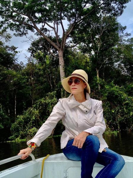 Christiane Torloni na Amazônia - Reprodução/Instagram @christorloni
