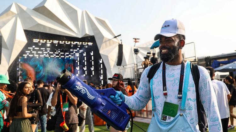 Rock in Rio oferece água ao público