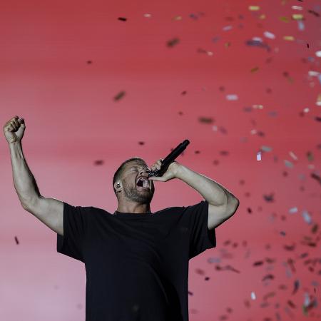 14.set.2024 - Imagine Dragons se apresenta Palco Mundo na segunda noite do festival Rock In Rio 