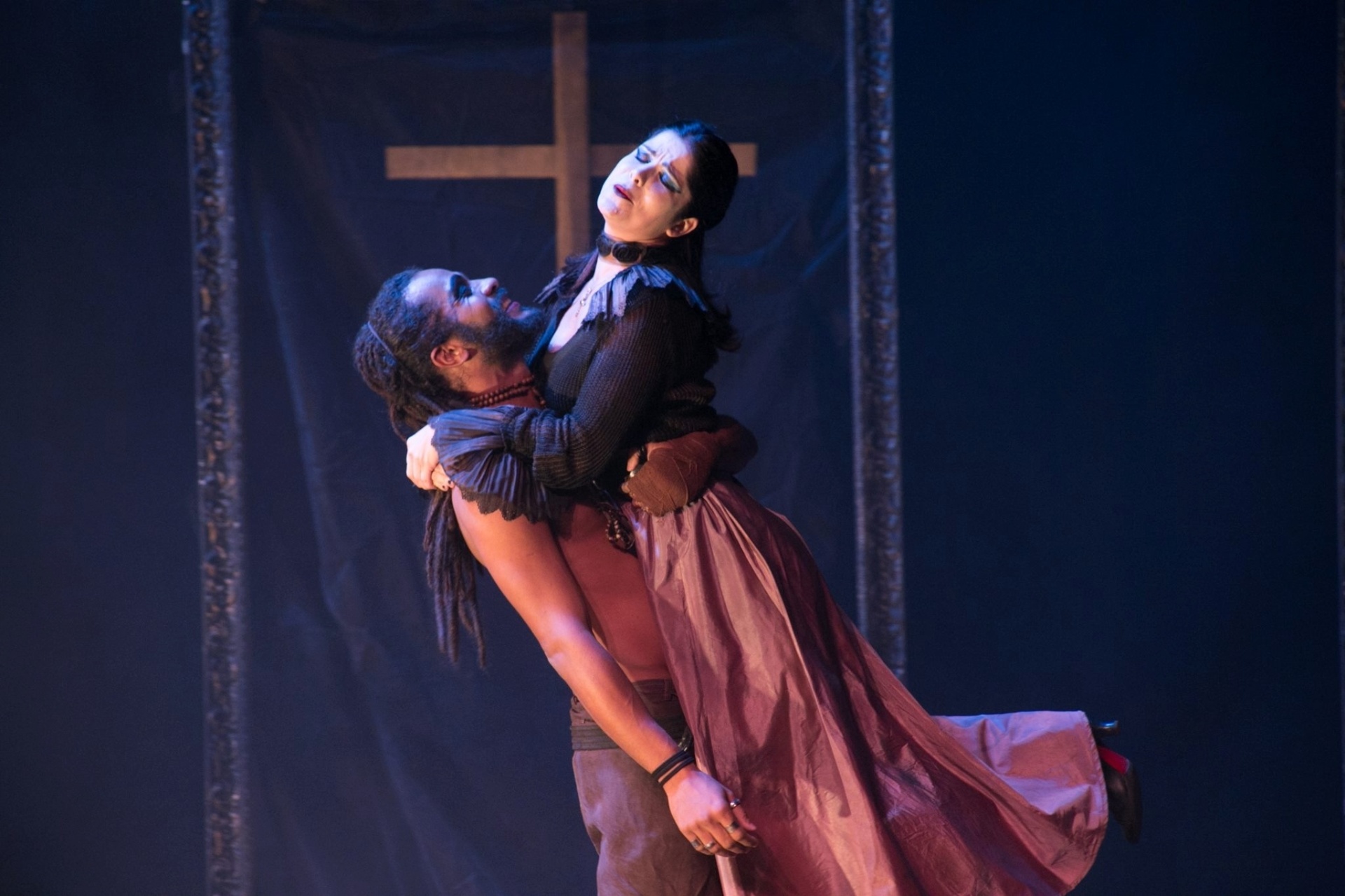 "Otelo", de Shakespeare, com direção de Debora Dubois e Samara Felippo no papel de Desdêmona, no Teatro Faap - Luciano Alves