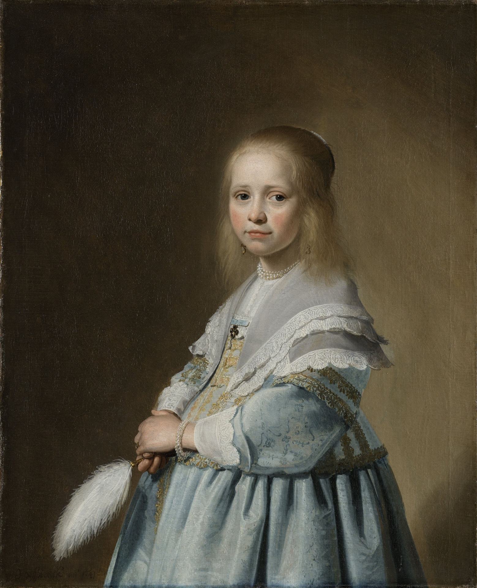A obra da Garota vestida de azul, de Verspronck Johannes Cornelisz, é um dos quadros mais populares do museu - Verspronck Johannes Cornelisz/Rijksmuseum