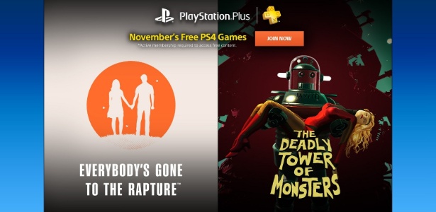 Games com pegada indie são destaques da PS Plus de novembro; PS3 terá "Dirt 3" e "Costume Quest 2" - Reprodução