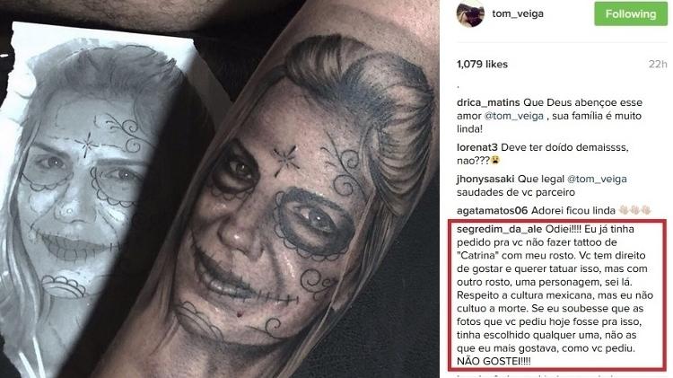 Esposa do manipulador de Louro José, Alessandra não gostou da homenagem - Reprodução/Instagram - Reprodução/Instagram