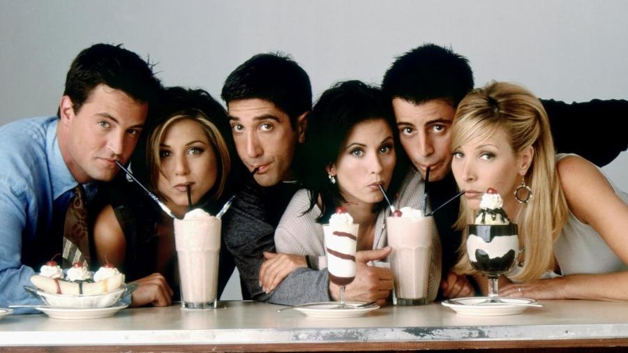 Imagem de divulgação da sitcom "Friends", uma das mais populares de todos os tempos - Divulgação