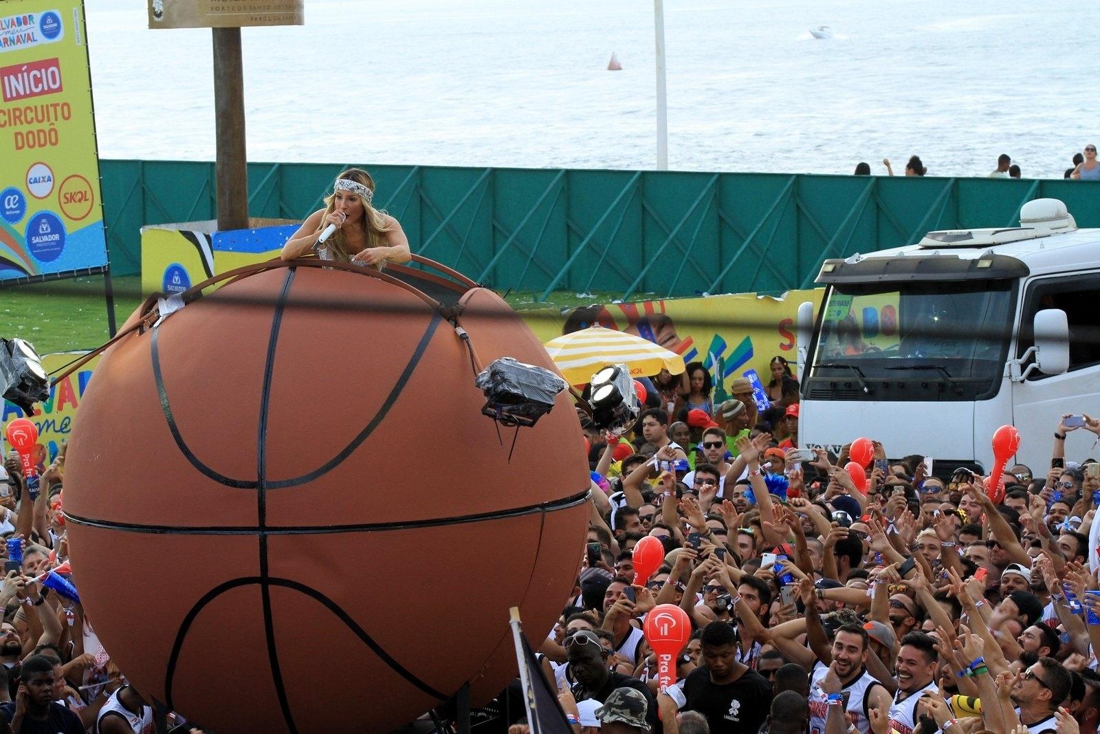 Claudia Leitte em último show no Carnaval 2018 de Salvador - Thiago Martins/AgNews