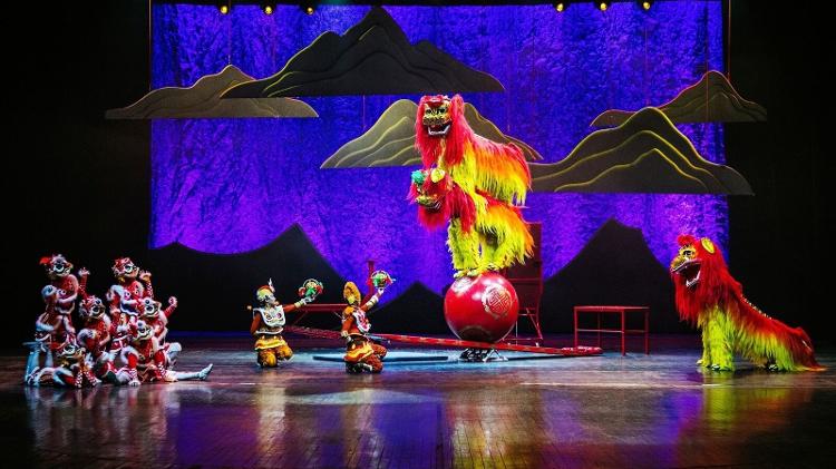 Imagem do espetáculo "China Esplêndida", do Circo da China - Divulgação - Divulgação