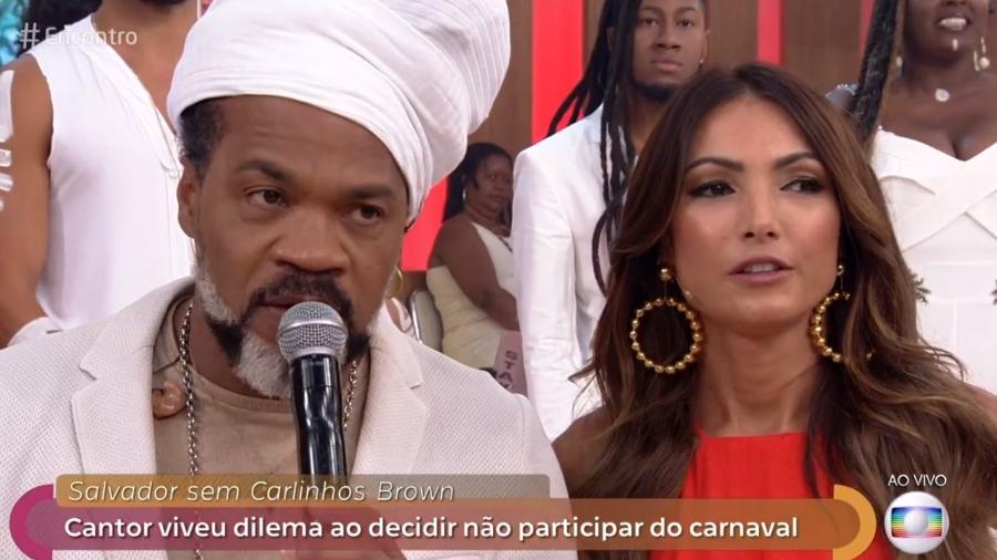 Carlinhos Brown fala no "Encontro" desta sexta (1º) sobre a decisão de deixar o Carnaval da Bahia - Reprodução/Globo