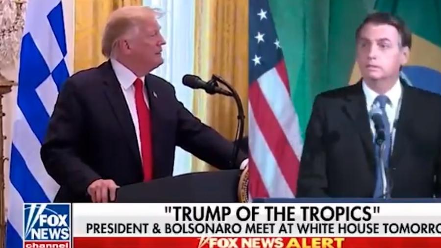 Bolsonaro é comparado a Trump na Fox News - Reprodução/Twitter