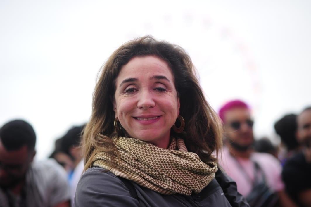 Marisa Orth curte o Rock in Rio, onde assistiu ao show de Elza Soares - Bruna Prado/UOL