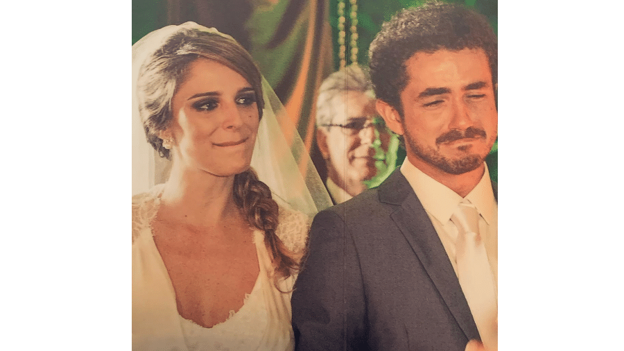Rafa Brites e Felipe Andreoli no dia do casamento - Reprodução/Instagram