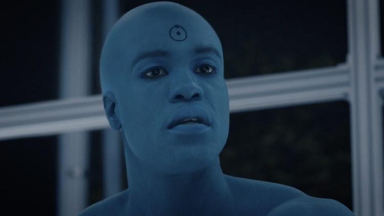 Dr. Manhattan (Yahya Abdul-Mateen II) no nono episódio de Watchmen - Divulgação - Divulgação