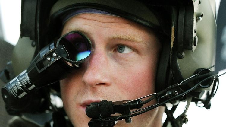 Harry serviu no Afeganistão como piloto de um helicóptero Apache - PA - PA