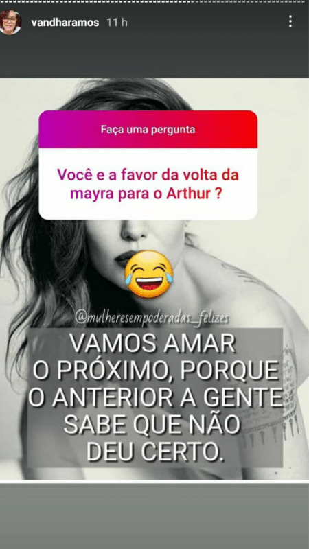 Vandha Ramos, mãe de Mayra Cardi, respondeu a perguntas dos seguidores - Reprodução/Instagram - Reprodução/Instagram