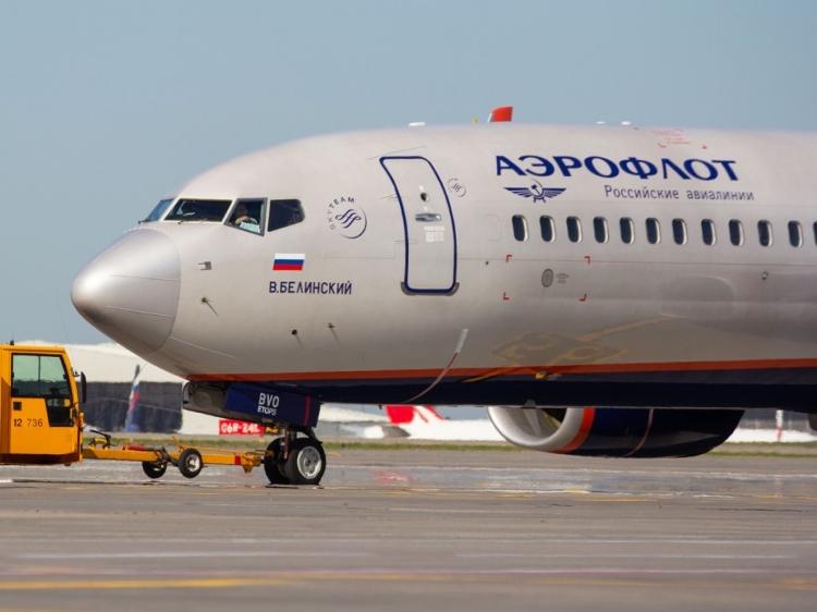 Avião da Aeroflot, companhia estatal de aviação russa - Reprodução - Reprodução