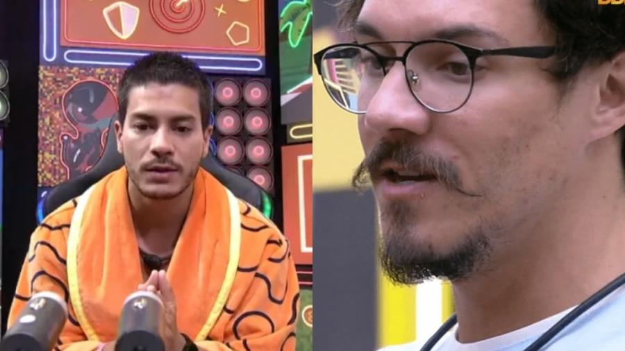 BBB 22: Arthur Aguiar defendeu a eliminação de Laís e Eliezer se mostrou confiante com paredão hoje - Reprodução/Globoplay