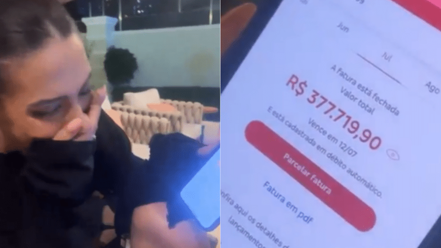 Gabi Brandt mostra fatura de R$ 377 mil - Instagram