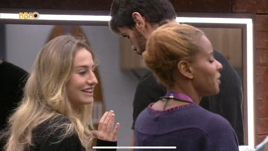 BBB 23: Bruna diz que Cezar deu "ameaçada" - Reprodução/Globoplay