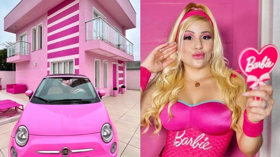 Fã da Barbie investe R$ 15 mil em 100 bonecas e coleção tem