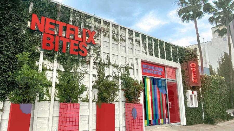 Netflix Bites, o restaurante pop-up da marca em Los Angeles - Reprodução