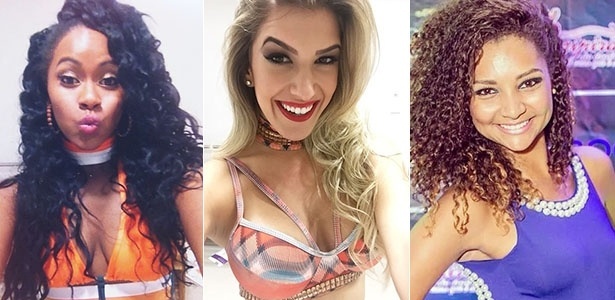 Brennda Martins, Lorena Improta e Francielle Pimenta são as novas integrantes do corpo de balé do "Domingão do Faustão"