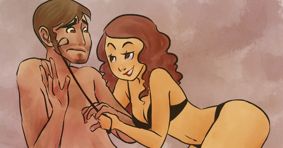 Mais complicado do que abordar o assunto fantasias sexuais é ter de lidar com a frustração de não colocá-lo em prática, certo? O segredo é preparar o par para a possibilidade, instigando a curiosidade, ouvindo seus receios e opiniões e, principalmente, explicando o prazer que poderão desfrutar juntos. Especialistas ensinam como | Por Heloísa Noronha - Colaboração para o UOL - Letícia Vilela/Arte UOL