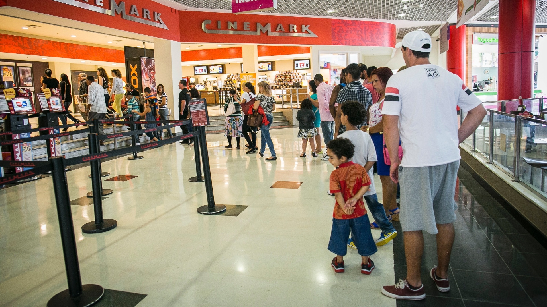28.jan.2015 - Estréia do Filme "Os Dez Mandamentos" no Cinemark Shopping Boulevard Tatuapé, em São Paulo - Bruno Santos/UOL