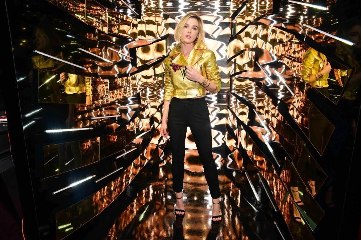 Fiorella Mattheis também fez carão ao ser fotografada no evento da Panthère de Cartier em São Paulo - Leo Franco/ AgNews