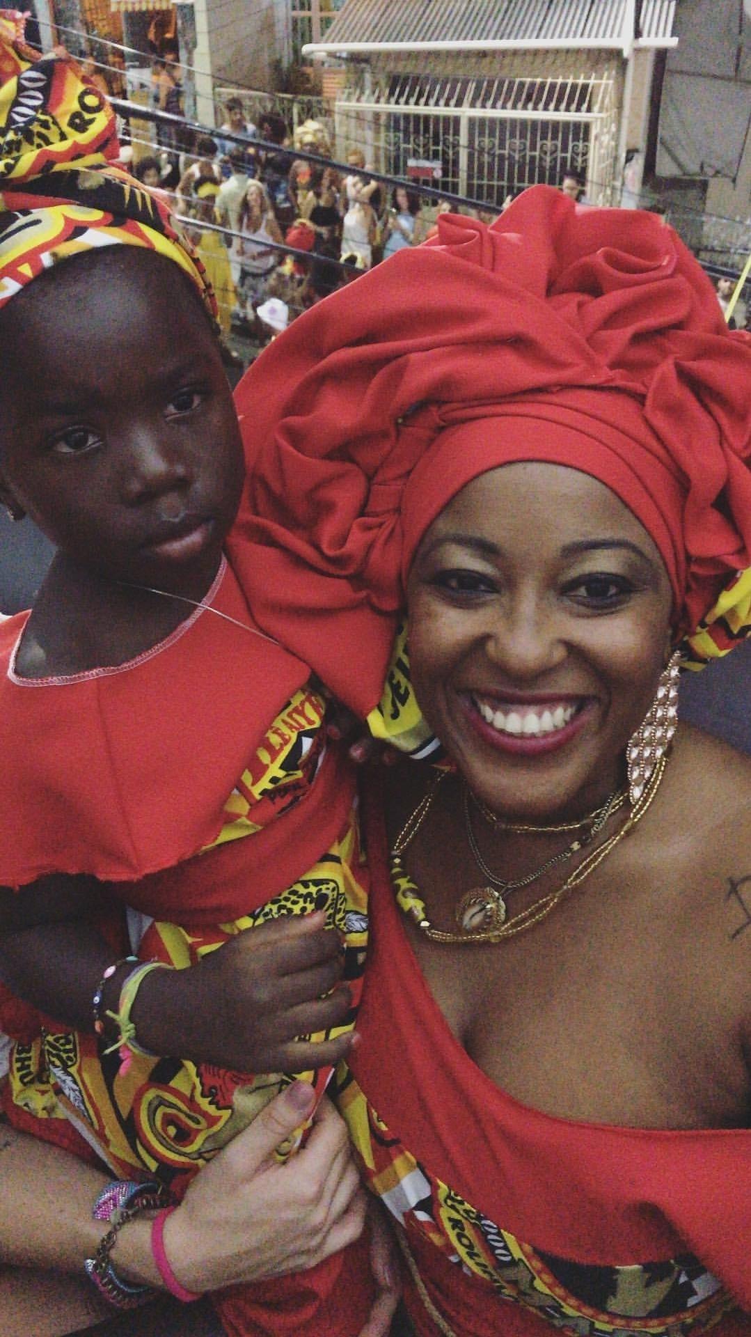 Titi curte seu primeiro Carnaval na Bahia no bloco Ilê Ayê - Reprodução Instagram