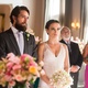 Clara (Bianca Bin) e Renato (Rafael Cardoso)  na cerimônia de casamento em "O Outro Lado do Paraíso" - Raquel Cunha/Globo
