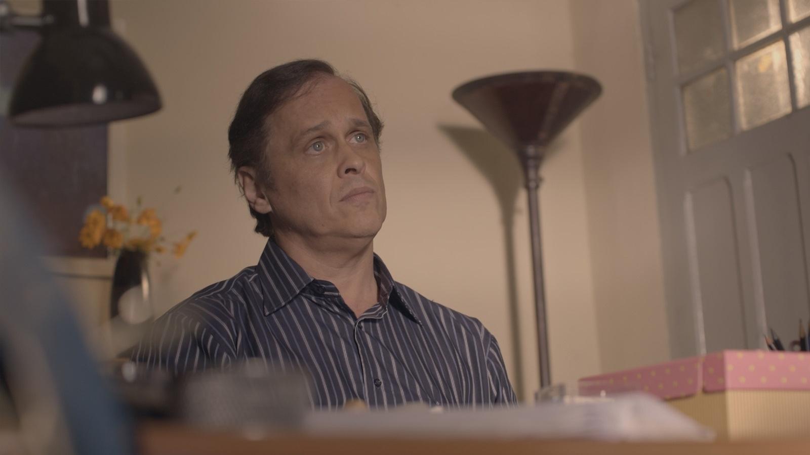 Silas Campello (Guilherme Fontes) na série "Pacto de Sangue", do canal pago Space - Divulgação/Space