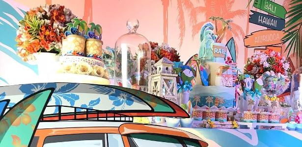 Decoração de chá de bebê do filho de Isis Valverde - Reprodução/Instagram - Reprodução/Instagram