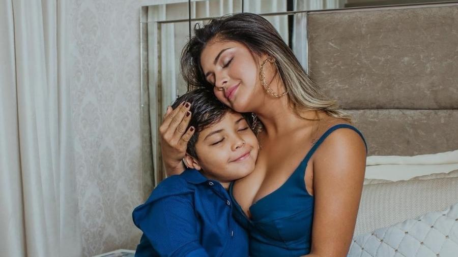 Mileide Mihaile com o filho, Yhudy - Reprodução/Instagram/mileidemihaile