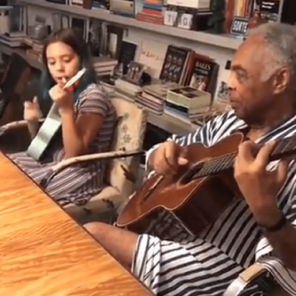 Gilberto Gil e Flor já apareciam juntos com frequência nas redes sociais