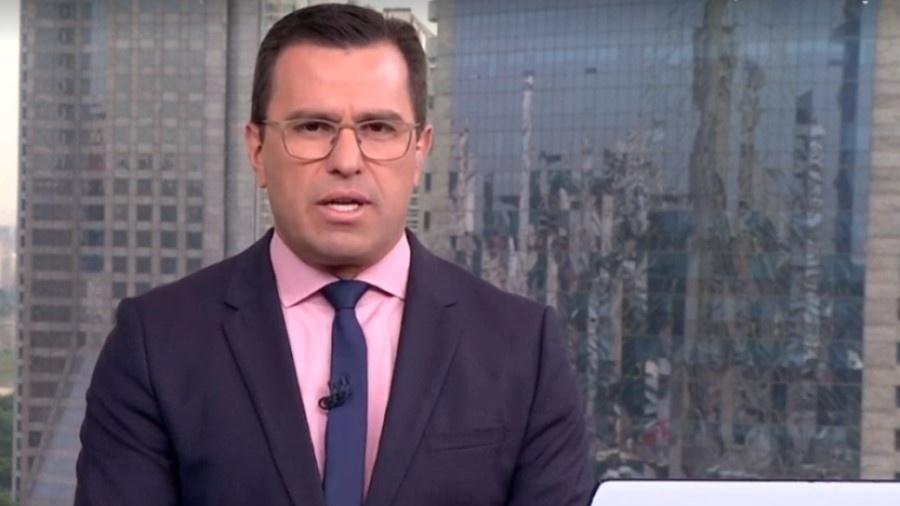 Rodrigo Bocardi criticou aglomeração em festa tucana após resultado da eleição - Reprodução/TV Globo