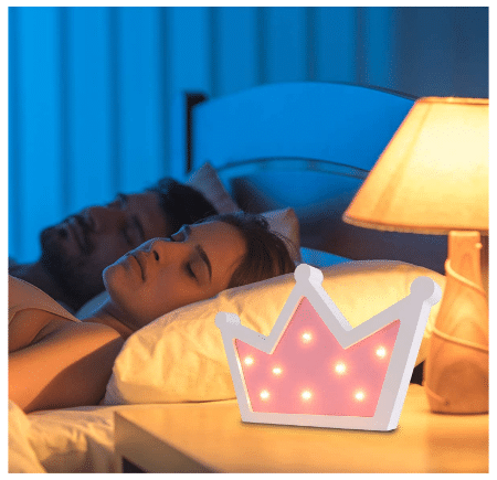 Luminária noturna em forma de coroa, Uonlytech - Divulgação/Amazon - Divulgação/Amazon