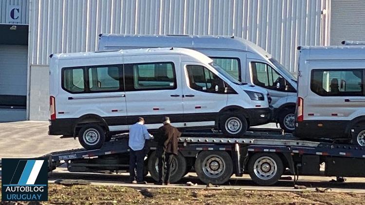 Se filtró una imagen de una Ford Transit fabricada en Uruguay