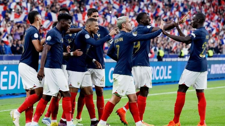 Seleção Francesa na UEFA Nations league - Soccrates Images/Getty Images - Soccrates Images/Getty Images