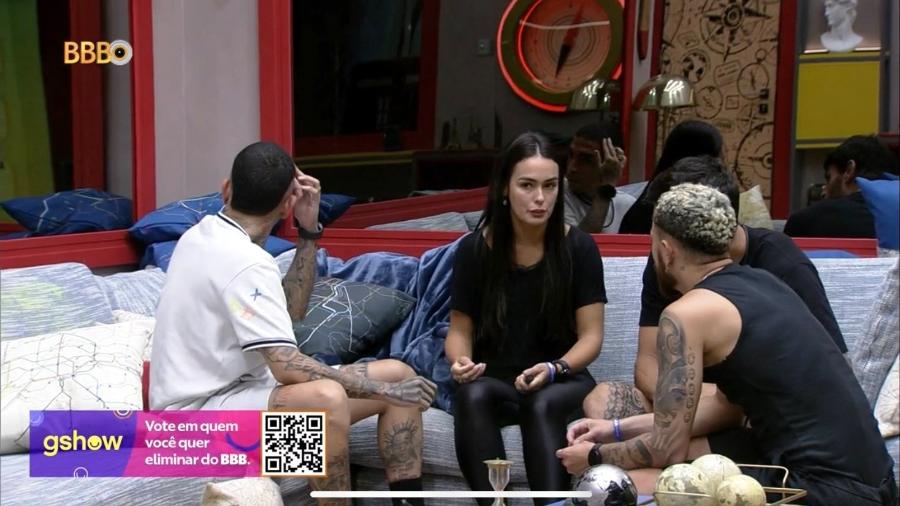 BBB 23: Larissa contou sobre papo com Cezar nesta manhã - Reprodução/Globoplay