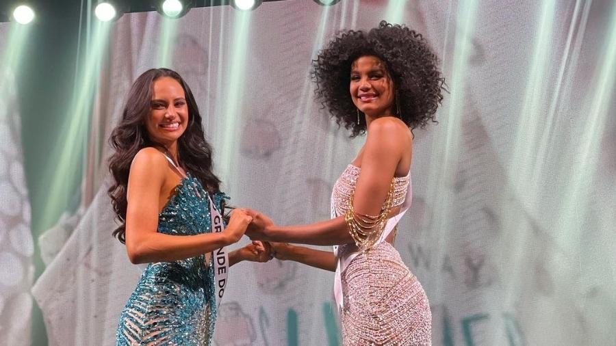 O Top 2 do Miss Brasil 2023 foi formado por Rio Grande do Sul e Mato Grosso - Reprodução/ Instagram @umisstv @missuniverso.brasil