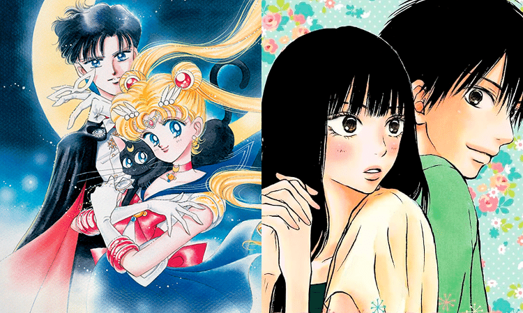 Mangás "Sailor Moon" e "Kimi ni Todoke"