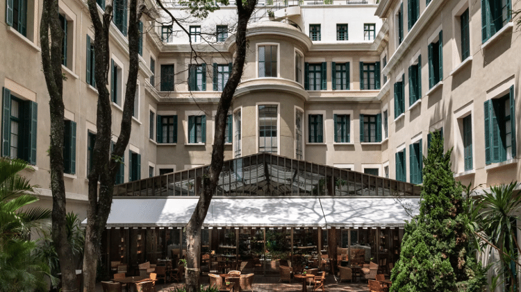 Entrada do restaurante Le Jardin